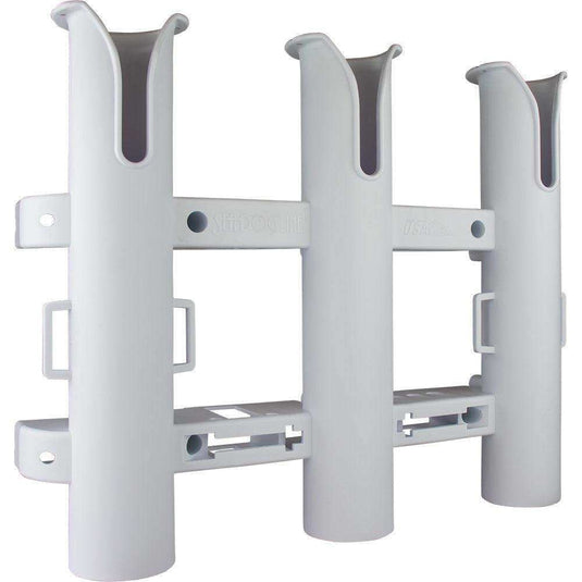 Sea-Dog Triple Threat Three Pole Rod Holder - White - Skoutley Outdoors LLC