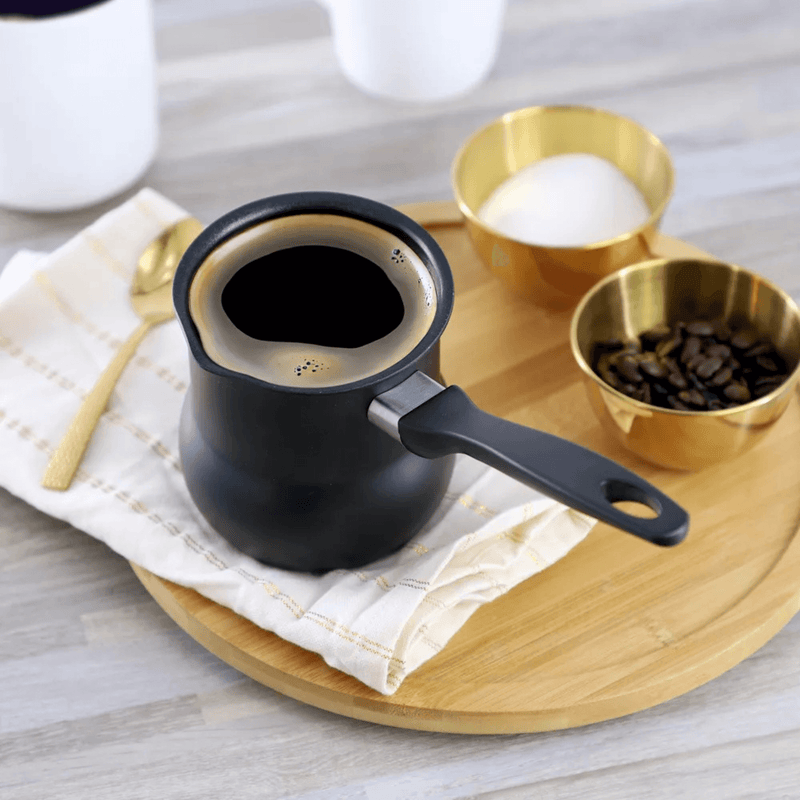 Load image into Gallery viewer, Better Chef 9cm 0.45Qt Aluminum Nonstick Turkish Coffee Warmer
