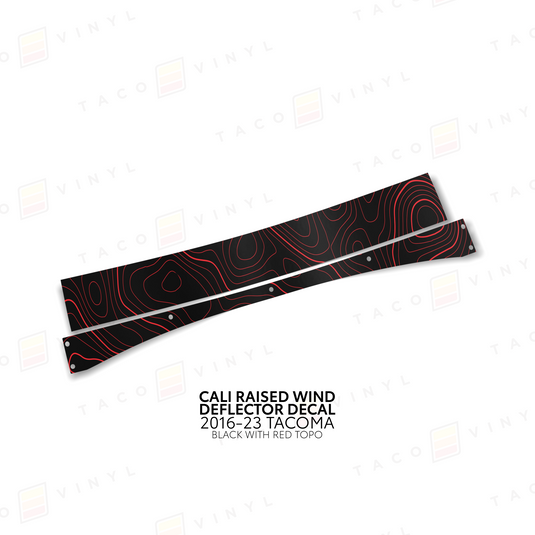 Cali Raised Wind Deflector Decal