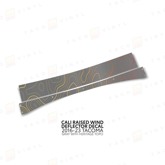 Cali Raised Wind Deflector Decal