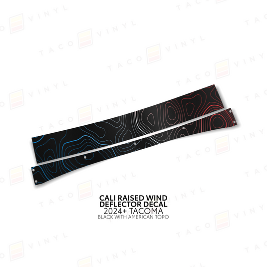Cali Raised Wind Deflector Decal