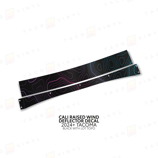Cali Raised Wind Deflector Decal