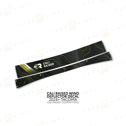 Cali Raised Wind Deflector Decal