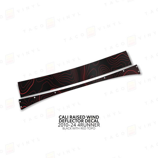 Cali Raised Wind Deflector Decal