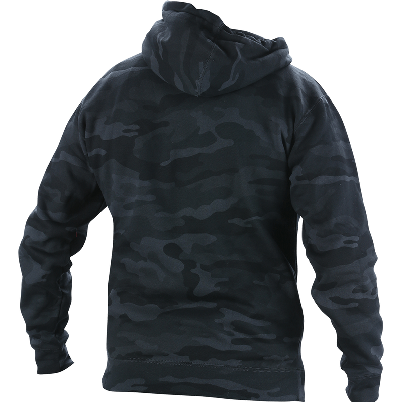 Load image into Gallery viewer, Men's Army Black Camo Pullover Hoodie
