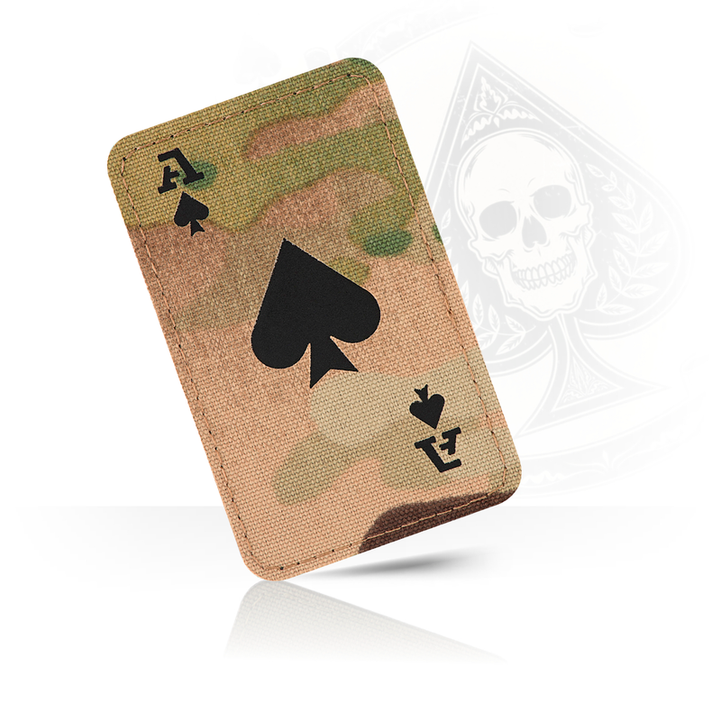 Load image into Gallery viewer, M-Tac patch Ace of Spades Laser Cut
