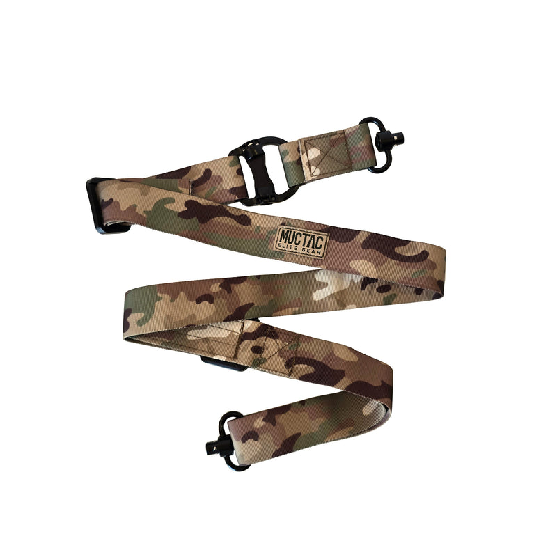 Load image into Gallery viewer, MUCTAC Elite Convertible 2 to 1 Point Rifle Sling QD Swivels 1000D Nylon
