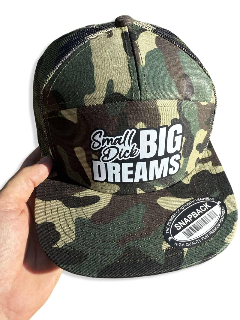 Load image into Gallery viewer, Big Dreams 7 Panel Snapback
