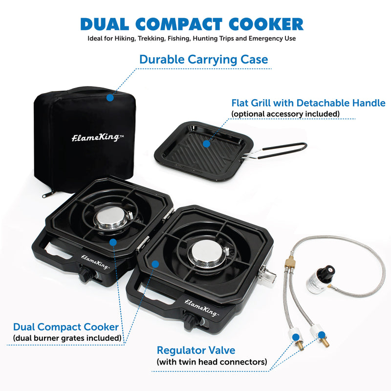 Load image into Gallery viewer, Flame King Portable Propane Campact Cooker™
