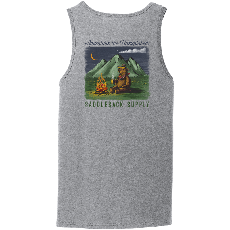 Load image into Gallery viewer, Camping Bear Tank Top
