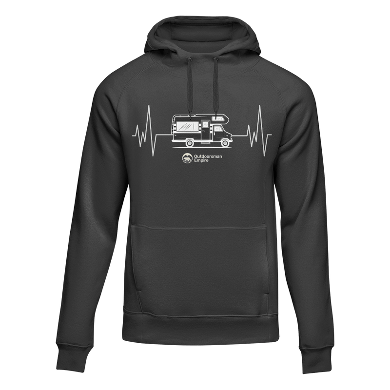 Load image into Gallery viewer, Camping Cardiogram Unisex Hoodie
