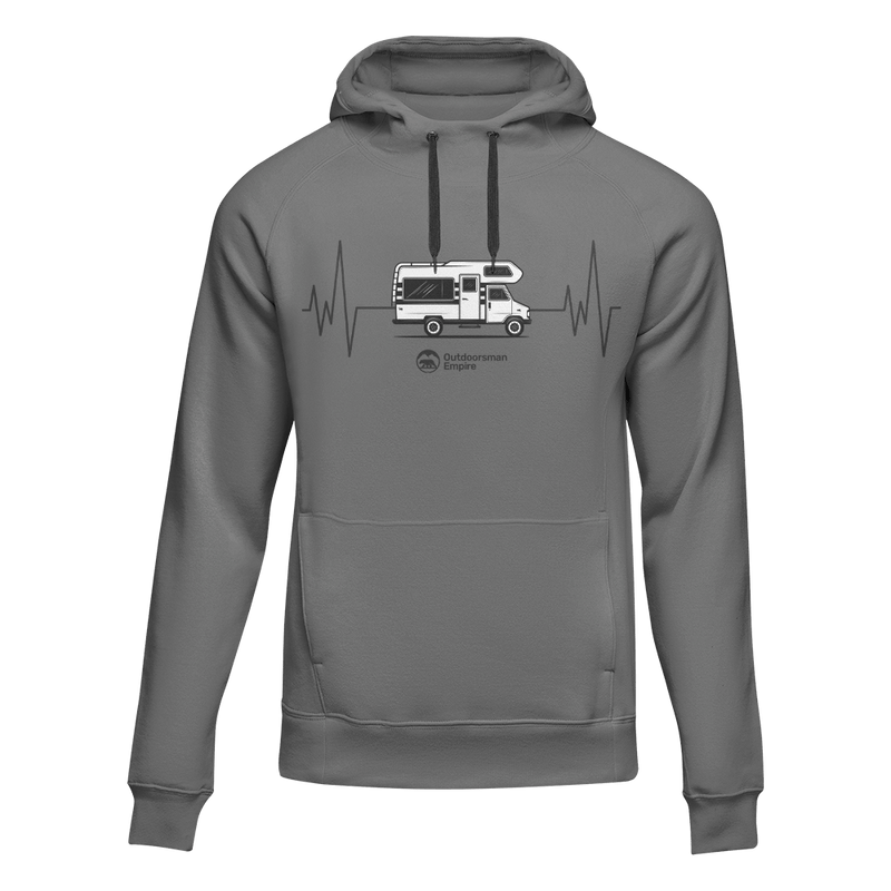 Load image into Gallery viewer, Camping Cardiogram Unisex Hoodie
