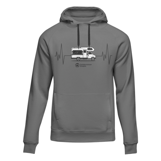 Camping Cardiogram Unisex Hoodie