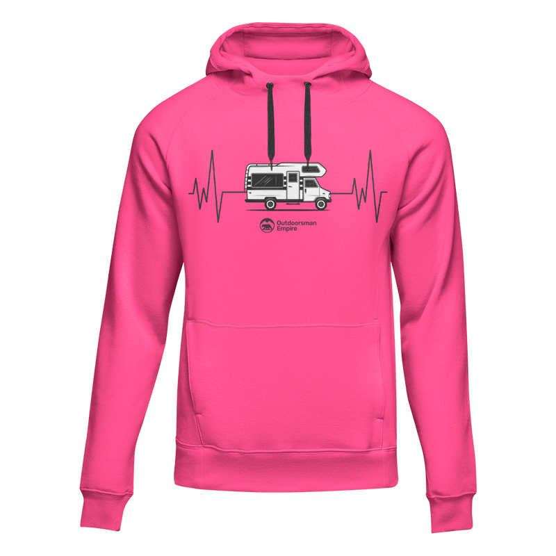 Load image into Gallery viewer, Camping Cardiogram Unisex Hoodie
