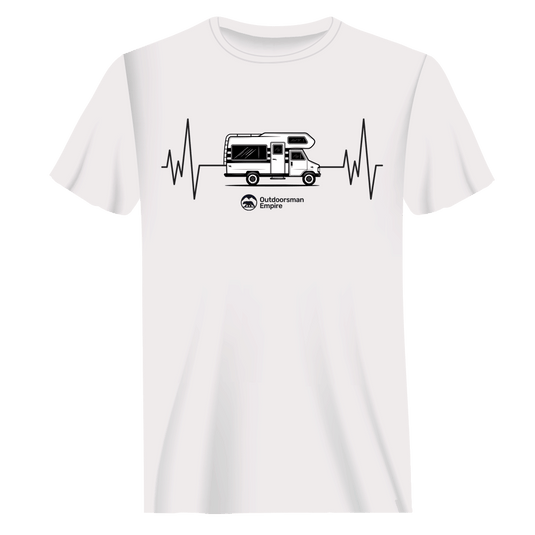 Camping Cardiogram Man T-Shirt