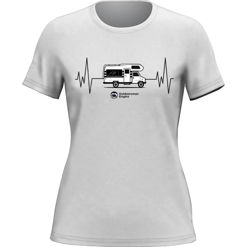Load image into Gallery viewer, Camping Cardiogram T-Shirt for Women
