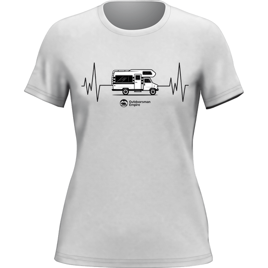 Camping Cardiogram T-Shirt for Women