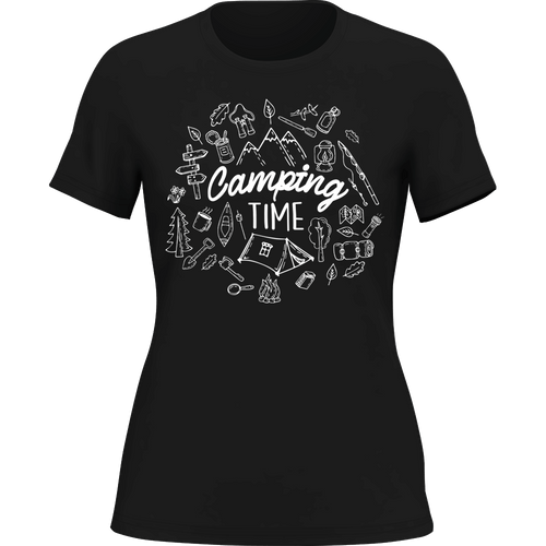 Camping Elements T-Shirt for Women