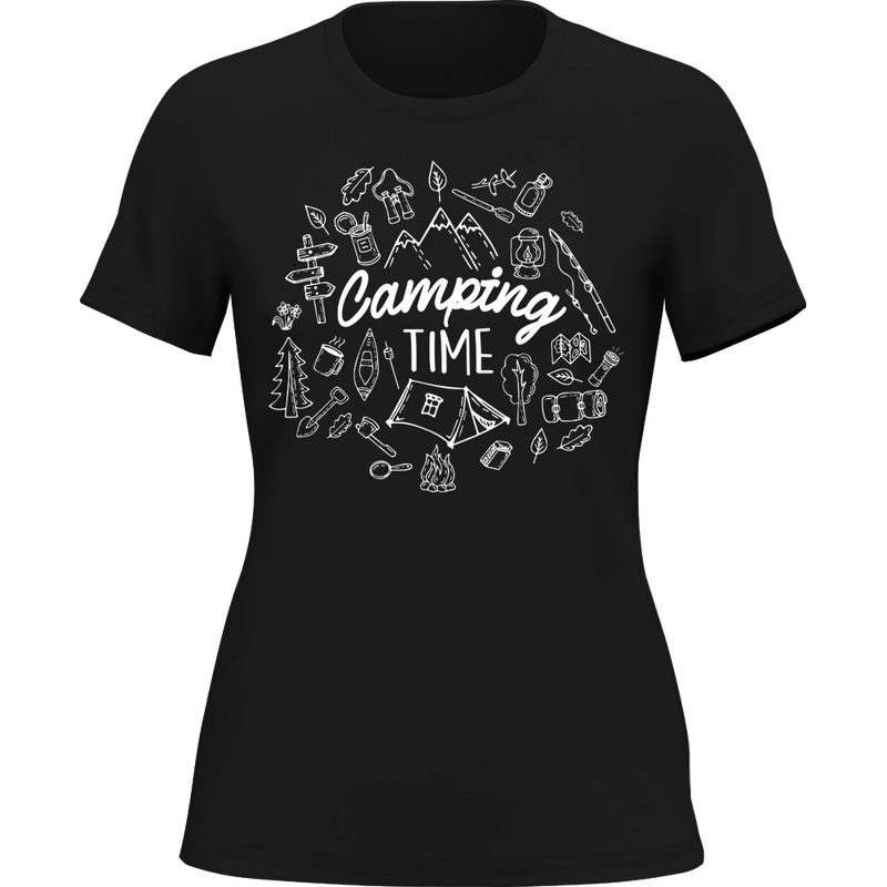 Load image into Gallery viewer, Camping Elements T-Shirt for Women
