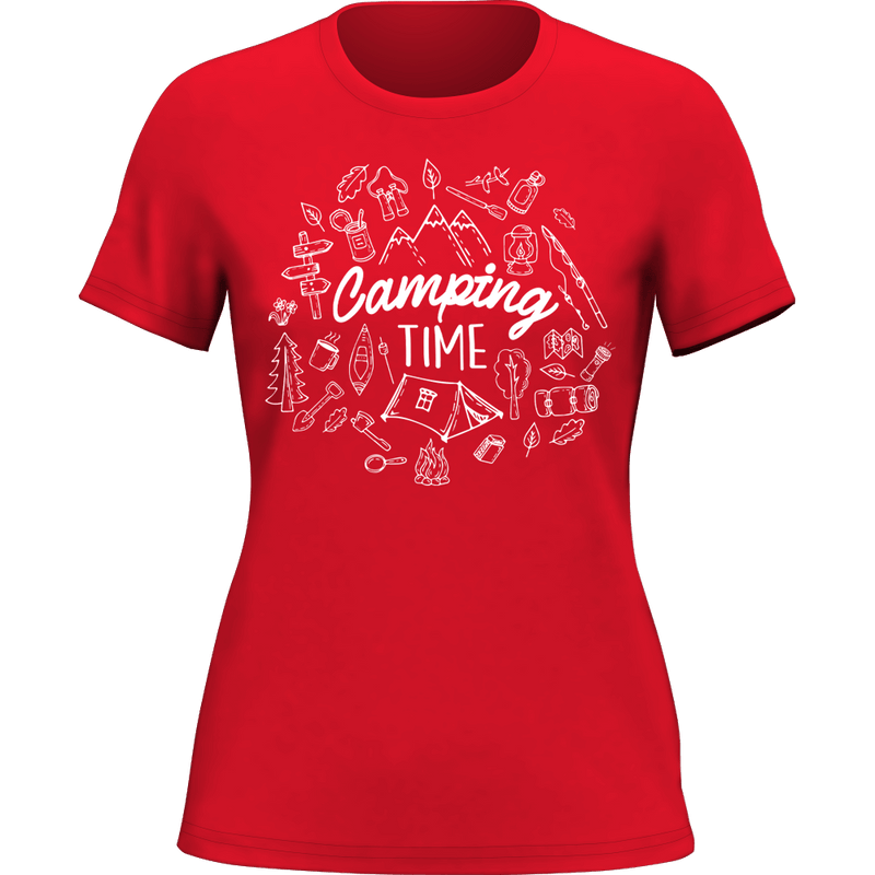Load image into Gallery viewer, Camping Elements T-Shirt for Women
