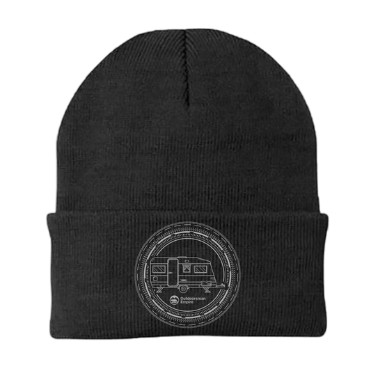 Camping Kaleidoscope Embroidered Beanie