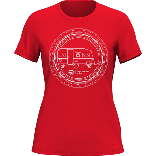 Camping Kaleidoscope T-Shirt for Women