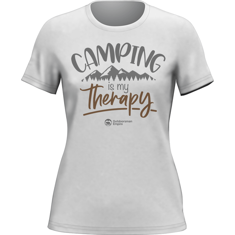 Load image into Gallery viewer, Camping Is My Therapy T-Shirt for Women
