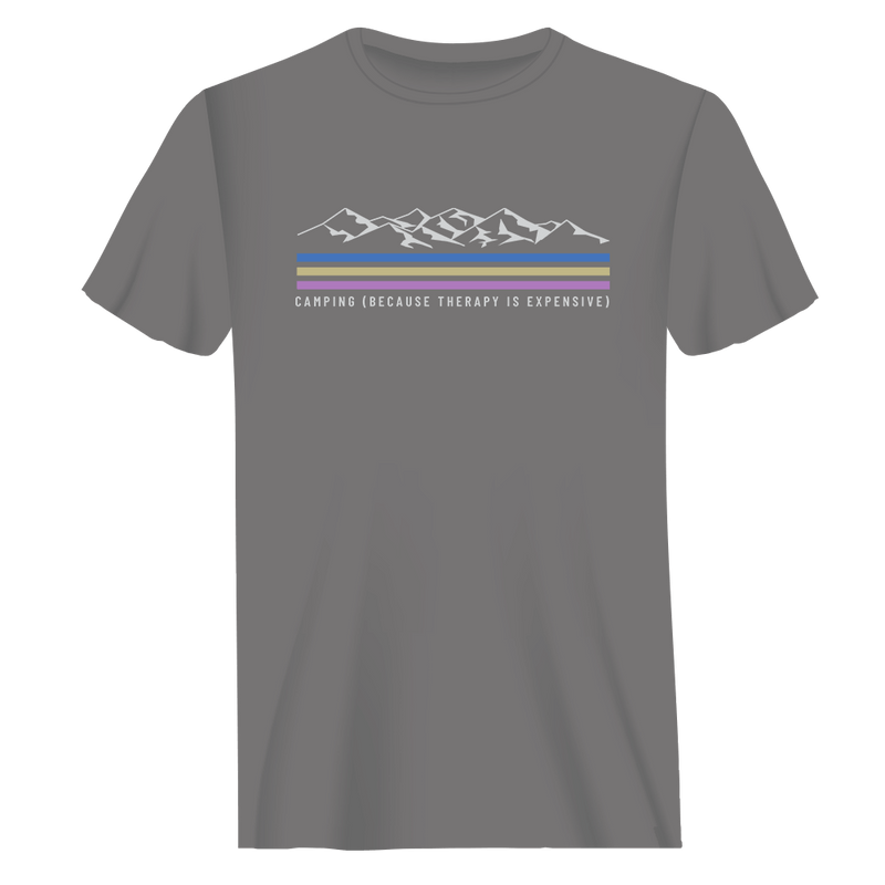 Load image into Gallery viewer, Camping Lines Man T-Shirt
