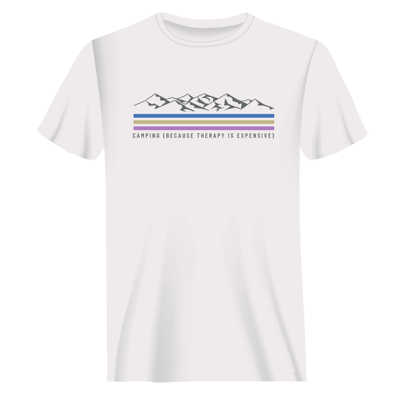 Load image into Gallery viewer, Camping Lines Man T-Shirt
