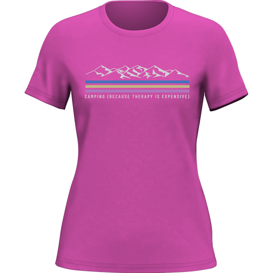 Camping Lines T-Shirt for Women