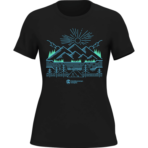 Camping Lines T-Shirt for Women