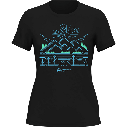 Camping Lines T-Shirt for Women