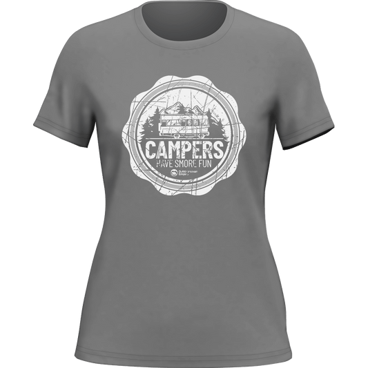 Camping Seal T-Shirt for Women