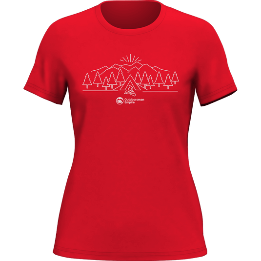 Camping Triangles T-Shirt for Women