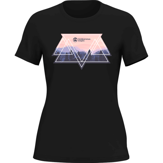 Camping Triangles T-Shirt for Women