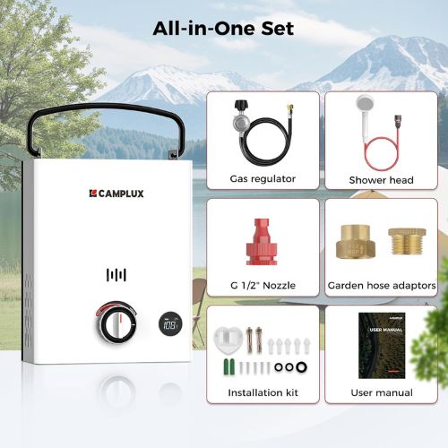 Load image into Gallery viewer, Camplux First F5 LPG Camping Water Heater
