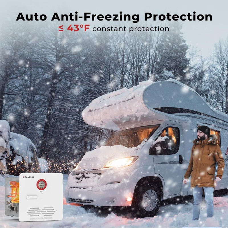 Load image into Gallery viewer, Camplux Elite 65,000 BTU RV Tankless Water Heater 2.64 GPM-White
