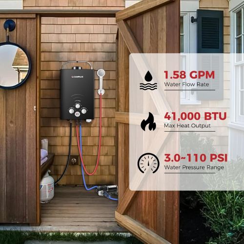 Load image into Gallery viewer, Camplux BW158BP60 Camping Water Heater With Pump Kit
