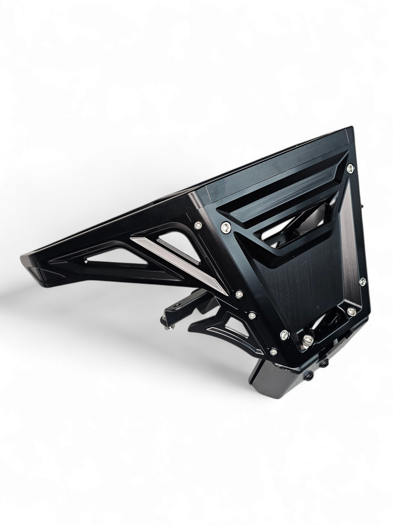 Load image into Gallery viewer, 2017 to Current Can-Am X3 Maverick Machined Billet Front Winch Bumper (Black Anodize)
