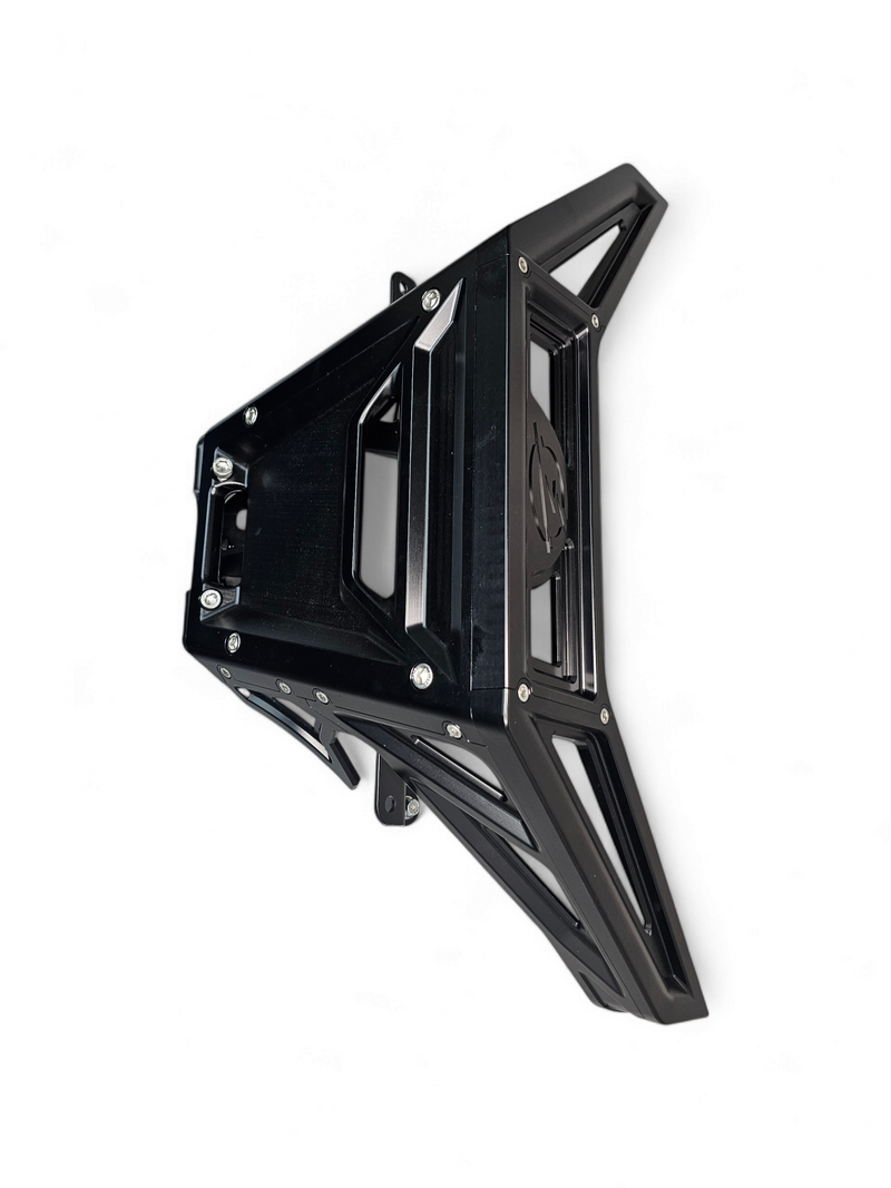 Load image into Gallery viewer, 2017 to Current Can-Am X3 Maverick Machined Billet Front Winch Bumper (Black Anodize)
