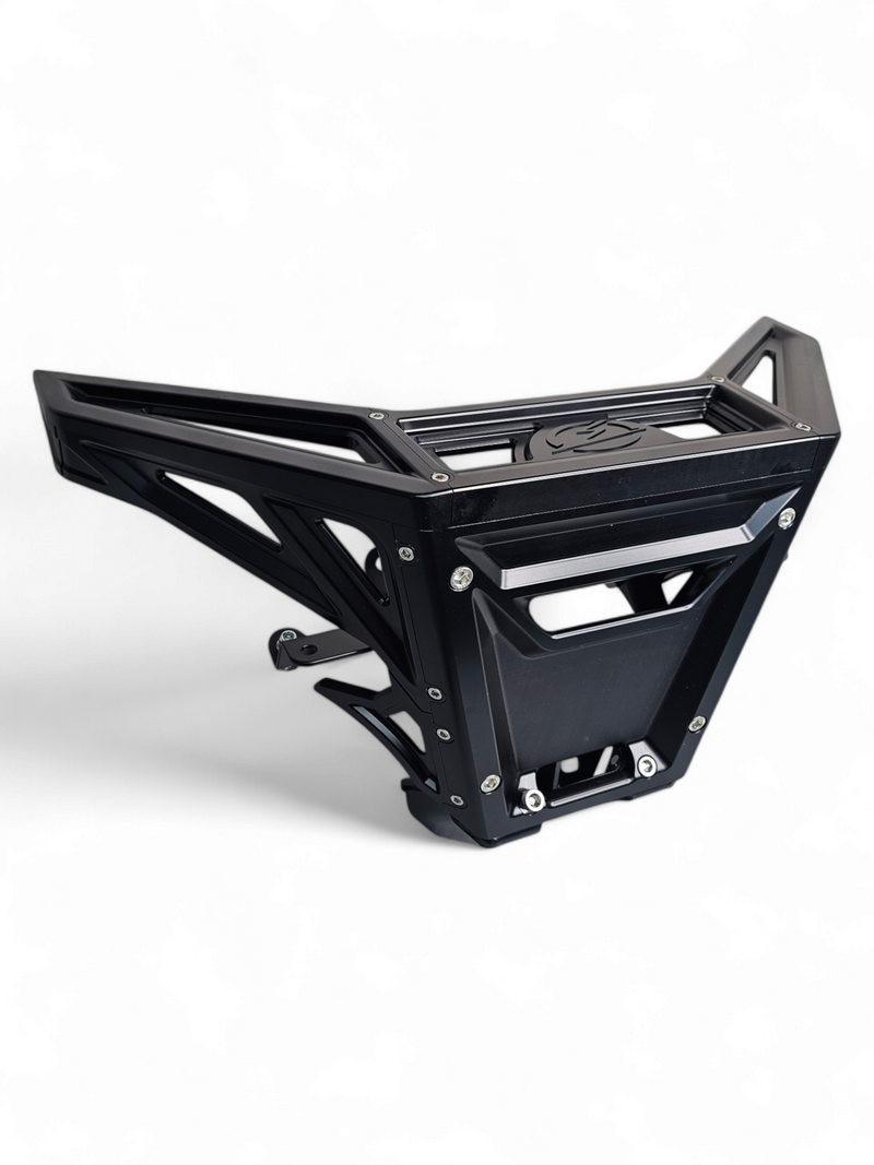 Load image into Gallery viewer, 2017 to Current Can-Am X3 Maverick Machined Billet Front Winch Bumper (Black Anodize)

