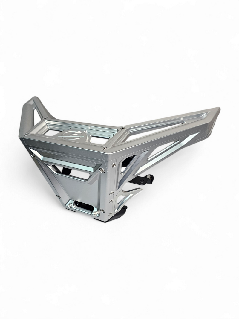 Load image into Gallery viewer, 2017 to Current Can-Am X3 Maverick Machined Billet Front Winch Bumper (Clear Anodize)
