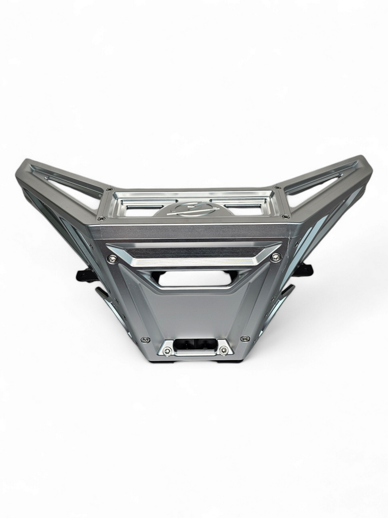 Load image into Gallery viewer, 2017 to Current Can-Am X3 Maverick Machined Billet Front Winch Bumper (Clear Anodize)
