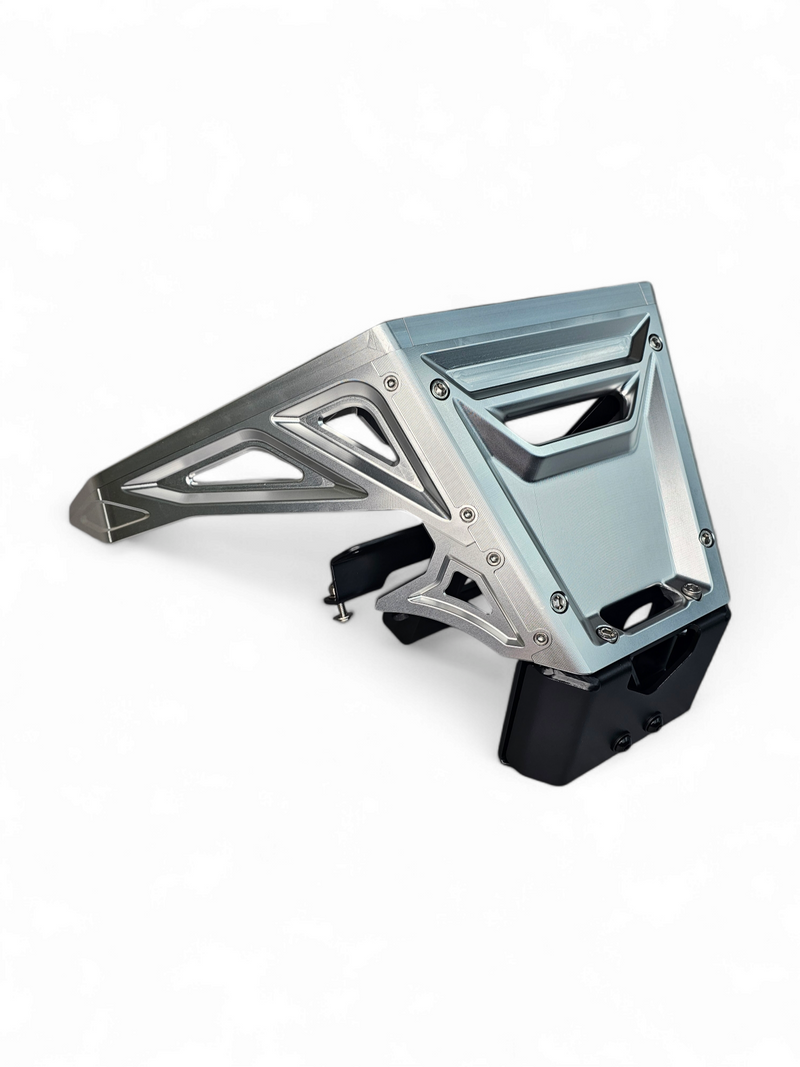 Load image into Gallery viewer, 2017 to Current Can-Am X3 Maverick Machined Billet Front Winch Bumper (Clear Anodize)
