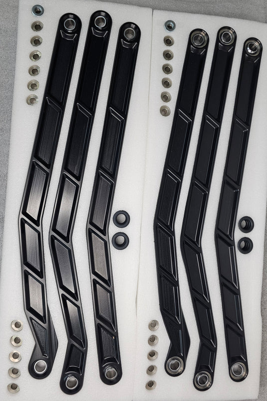 2017 to Current Can-Am X3 Maverick High Clearance Radius Rods in Black Finish for 72