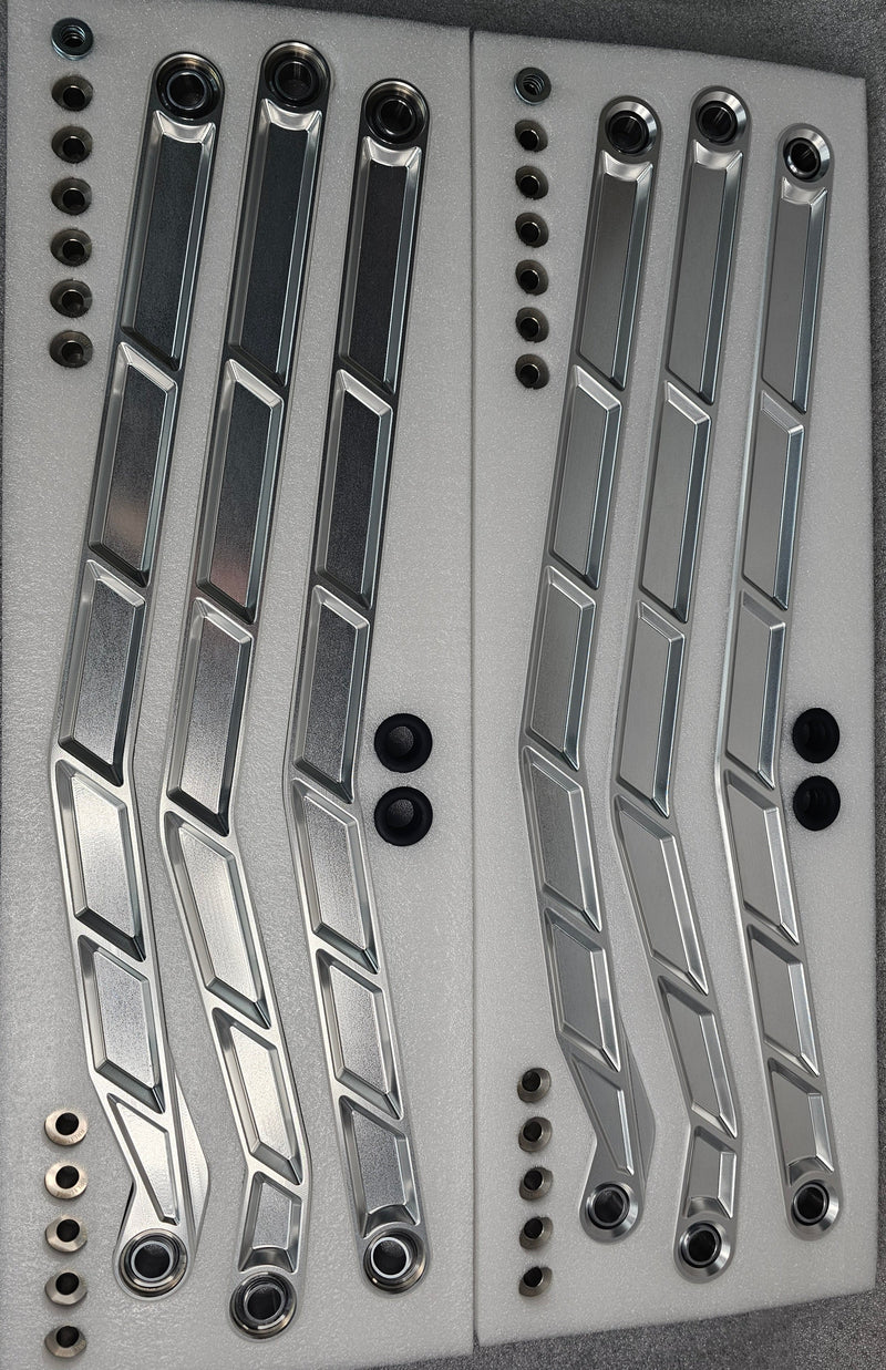 Load image into Gallery viewer, 2017 to Current Can-Am X3 Maverick High Clearance Radius Rods in Clear Finish for 72&quot;
