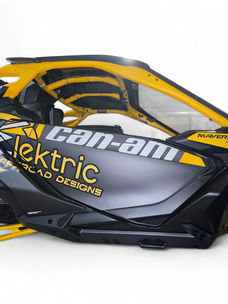 Load image into Gallery viewer, 2024+ Can Am Maverick R Volt Rocker Steps (2 Seat)
