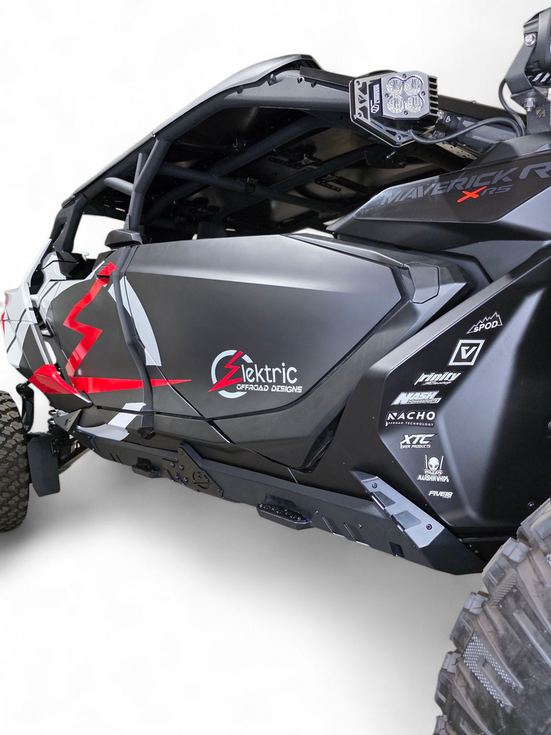 Load image into Gallery viewer, 2024+ Can Am Maverick R Volt Rocker Steps 4 Seat
