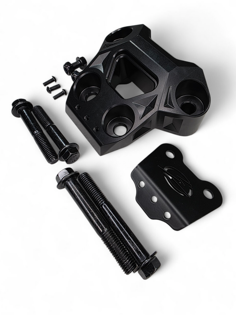 Load image into Gallery viewer, 2024+ Can Am Maverick R Billet Radius Rod Plate (Black)
