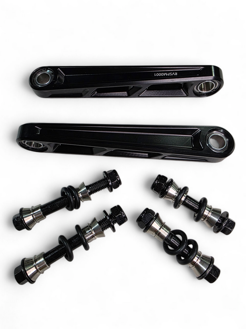 Load image into Gallery viewer, 2024+ Can Am Maverick R Front Sway Bar Links Anodized Black
